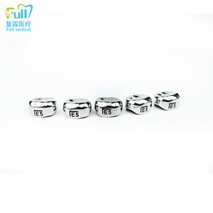 Kit complet de <span class=keywords><strong>couronne</strong></span> de dents avant en résine pour enfants, <span class=keywords><strong>molaire</strong></span> primaire, <span class=keywords><strong>couronne</strong></span> en SS avec pince - Product Image 2