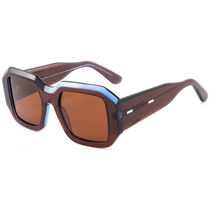 Lunettes de soleil Wayfarer personnalisées avec logo, monture intégrale, verres polarisés UV400, unisexe, mode décontractée, monture transparente - Product Image 4