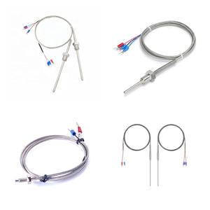 เซ็นเซอร์วัดอุณหภูมิแบบดิจิตอลความแม่นยำสูงสำหรับอุตสาหกรรม ชนิดเทอร์โมคัปเปิล K สายเคเบิลป้องกัน SUS316 เทอร์โมมิเตอร์แบบไบเมทัล - Product Image 3