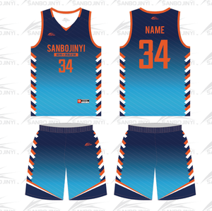 Divise da basket personalizzate HBG sublimazione tackle twill adult youth basketball wear set da basket traspirante e ad asciugatura rapida - Product Image 2