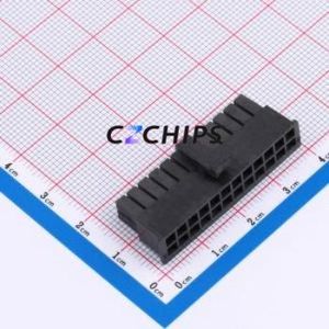 WAFER-MX3.0-24PJK-GB Housing (Wire-to-Board / Wire-to-Wire) P=3.03mm Connector 2x12P 3.03mm Micro-Fit (MX 3.0) 3.03mm - Product Image 1