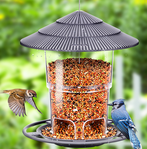 Mangeoires à oiseaux suspendues à l'extérieur faciles à nettoyer et à remplir pour jardin arrière-cour - Product Image 6