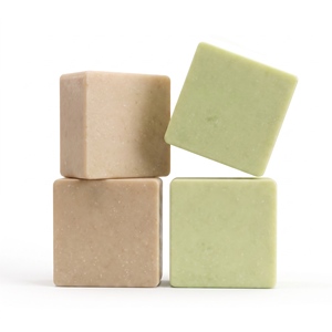 Kit de Shampooing et Après-Shampooing <span class=keywords><strong>Solide</strong></span> à l'Eau de Riz Marque Blanche, Shampooing à l'Huile de Ricin et Après-Shampooing <span class=keywords><strong>Solide</strong></span> à l'Huile de Coco pour la Réparation Capillaire - Product Image 6