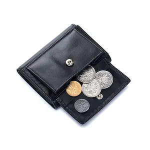 2023 Hottest Sell Real Leather Wallet Purse Style Men Coin Cross-border Rfid Short Wallet For Men