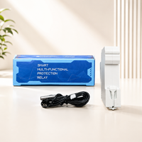 JIUJI Tuya WiFi Relais intelligent sur rail DIN avec compteur d'énergie, protection contre les surcharges, les fuites et les surtensions, et surveillance à distance de l'alimentation