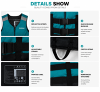 Gilet de flottabilité réglable pour adulte pour la navigation de plaisance, le jet ski, la pêche, les sports nautiques, avec sangle de hanche réfléchissante, OEM ODM