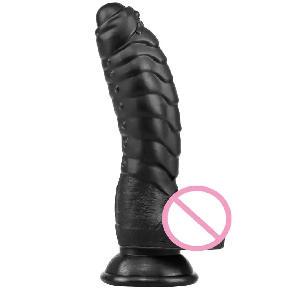 قضيب اصطناعي كبير الأعلى مبيعاً لعبة جنسية حيوانات قضيب اصطناعي وردي مع كأس شفط قضيب كبير للسيدات ألعاب جنسية