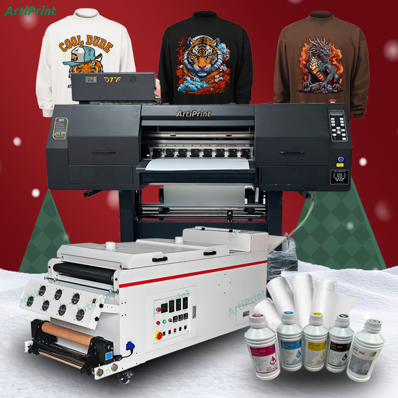 Artiprint DTF Thermal Transfer Printing Machine New Condition A1 Print Dimension 1-Year Warranty for T-Shirt Clothing Printing