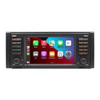 Système multimédia de voiture sans fil Carplay Android Auto WiFi Bluetooth Aux Radio FM Lecteur DVD de voiture Android pour BMW E53