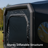 Tente capsule gonflable pour événements en plein air, en Oxford robuste, imperméable quatre saisons, ouverture automatique, portable et durable