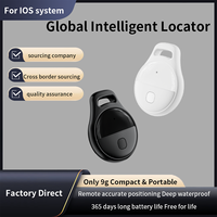 Pelacak Bluetooth Portabel Kompatibel dengan Find My iOS, GPS Anti Hilang untuk Kunci Mobil, Hewan Peliharaan, Dompet, dan Koper