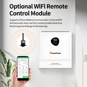 3KW 3.6KW 5.5KW 6.2KW 11KW ON/OFF 그리드 하이브리드 태양광 인버터 220V 110V 60Hz 1 상 MPPT 듀얼 AC 사인파 인버터 - Product Image 3