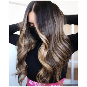 I capelli grezzi non trattati adorabili di vendita caldi evidenziano le parrucche anteriori del merletto delle estensioni dei capelli dell'onda del corpo di colore biondo marrone - Product Image 3