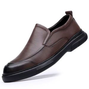 2026 Business Formal Leather <b>Shoes</b> Men's Casual <b>Shoes</b> Breathable Leather <b>Shoes</b> Men's Autumn <b>Soft</b> <b>Shoes</b> - Product Image 3