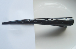 <span class=keywords><strong>Pince</strong></span> à <span class=keywords><strong>bec</strong></span> métallique en filigrane noire 13cm, épingles à cheveux pour Salon de coiffure, grande <span class=keywords><strong>pince</strong></span> à cheveux en Alligator - Product Image 3