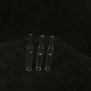 Tube pipette transparent en verre borosilicate perforé pour le nettoyage des pores et l'élimination des points noirs et blancs - Product Image 1