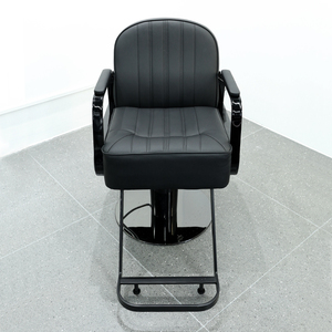 <span class=keywords><strong>2025</strong></span> preto barbeiro cadeira confortável hidráulica grossa almofada profissional barbeiro salão cadeira - Product Image 1
