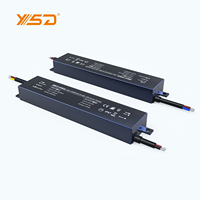 Alimentation électrique pour LED YSD Slim Narrow MiNi, 24 Vcc, 12 Vcc, 150 W, pour bandeaux lumineux, étanche IP67