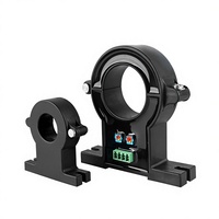 Sensor Arus DC Hall Tipe Split-Core, Transmitter Arus AC 200-2000A Tipe Terbuka 420mA Model K6D Untuk Penggunaan Dalam Ruangan