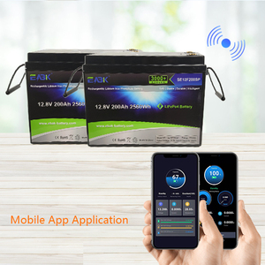 BT Wireless Bluetooths <strong>Battery</strong> Lithium Ion <strong>12v</strong> 200ah 400ah Lifepo4 <strong>Battery</strong> Pack With LED APP Control - Product Image 3