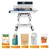 Machine de scellage de sac Doypack à fermeture éclair Kraft en acier inoxydable continu intelligent 210A pour noyau de vitesse