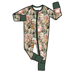 Autumn Girls' Pajamas <strong>Spring</strong> Western <strong>Duck</strong> Printed Knitted Baby Romper <strong>with</strong> Two-Way Zipper Closure - Product Image 6