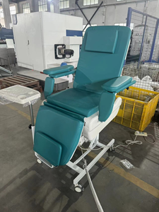 MT tıbbi rahat ayarlanabilir manuel kan toplama sandalye çekmece ile ucuz basit kan donör sandalye - Product Image 5