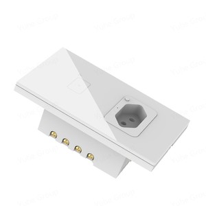 Brazil Outlet Smart Wall Power Socket Electrical PC <b>Touch</b> Panel <b>Switches</b> 10A - Product Image 1