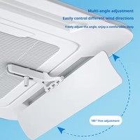2025 nouveau produit climatisation centrale déflecteur de plafond pare-brise réglable climatisation a protection