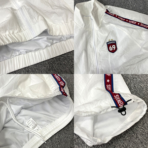 Tuta Sportiva in Nylon Personalizzata con Giacca con Zip, Leggera e Casual, Patchwork in Nylon, Giacca a Vento da Uomo, Abbigliamento Streetwear - Product Image 3