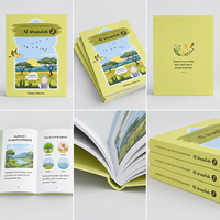 Impression en gros de manuels scolaires personnalisés, impression en couleur pleine page, couverture souple, livre d'apprentissage pour enfants, service d'impression de livres scolaires