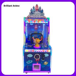 Gabinete de bolas de plástico y metal grande que funciona con monedas de un solo tiro doble Centro de juegos para niños de boxeo - Product Image 2