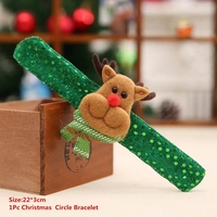 Weihnachts armband Dekoration Handgelenk Dekor Patting Kreis Weihnachten Kinder Dekoration Geschenk Neujahr Kinder Party Spielzeug Geschenke