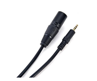 Câble audio 3,5 mm pour diffusion en direct avec conducteur en cuivre pur en métal et PVC, écologique, pour écouteurs de téléphone portable iOS