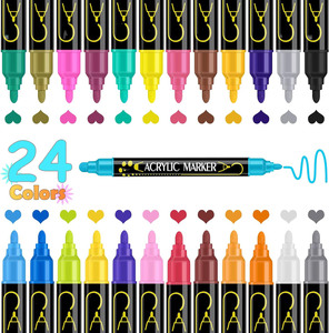 <span class=keywords><strong>Meilleur</strong></span> prix pinceau pointe marqueur croquis couleur croquis encre non toxique double stylo marqueur stylo - Product Image 3