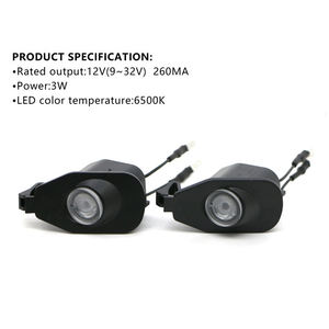 ไฟส่องกระจกมองหลังรถยนต์แบบ LED ลายม้า 3 มิติ ลายงู พร้อมระบบป้องกันความร้อนเกิน สำหรับรถมัสแตง - Product Image 4