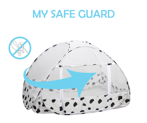 Tienda de campaña emergente para cuna con dosel de seguridad para mantener alejados a los bebés y mosquitos para el sueño de verano de los niños - Product Image 5