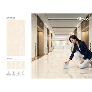 กระเบื้องพอร์ซเลนลายอัลมอนด์ Fantastico ขนาด 600x1200 มม. พื้นผิวเซรามิกสไตล์ร่วมสมัยสำหรับการตกแต่งภายในที่ทันสมัย - Product Image 2