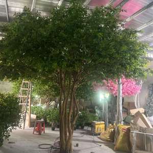 עץ פיקוס מלאכותי מפלסטיק עמיד וקל משקל, בעציץ, בגודל 60-360 ס\"מ, עמיד בפני קרינת UV, ידידותי לסביבה, לשימוש פנים/חוץ - Product Image 5
