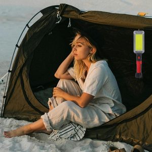 Lampe torche magnétique USB rechargeable en gros, 10W COB, projecteur portable, lampe de travail extérieure avec batterie 18650 - Product Image 4