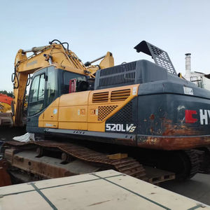 รถขุดไฮดรอลิกแบบตีนตะขาบ Hyundai R520vLC-9vS รุ่นปี 2024 เครื่องยนต์และปั๊มผ่านการทดสอบและตรวจสอบ สภาพ 90% ใหม่ สำหรับงานก่อสร้าง - Product Image 1