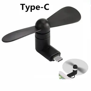Portable Mini USB Fan Mobile Phone Cooler Creative Phone Fan Type C For Samsung For Xiaomi For Iphone Accessories
