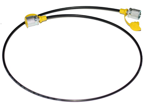 สายทดสอบขนาด 63 MPA สีดำ <span class=keywords><strong>M</strong></span> 16*2 1/4 นิ้ว พร้อมข้อต่อสำหรับเชื่อมต่อกับเกจวัดแรงดันและข้อต่อทดสอบ - Product Image 4