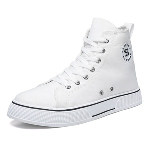 Yuxing Giày Mens <span class=keywords><strong>Canvas</strong></span> cao TOP Sneakers PVC duy nhất Trọng lượng nhẹ thoáng khí cho đô thị thời trang - Product Image 6