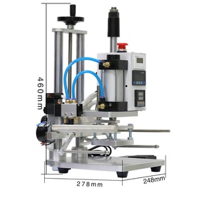 Machines de presse à chaud QS100 pour le marquage de logos sur cuir, bois, cartes de vœux et PVC – Vente en gros usine - Product Image 6