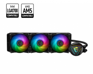 สินค้ามาใหม่ MAG CORELIQUID 360R V2 WH&BK พัดลมระบายความร้อนซีพียูแบบน้ำ AIO ARGB หม้อน้ำอะลูมิเนียมขนาด 360 มม. - Product Image 1