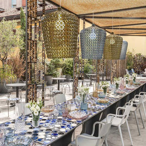 Lampe de sol en verre LED E27 de style Instagram moderne pour salon et hôtels avec lumière d'ambiance minimaliste - Product Image 3