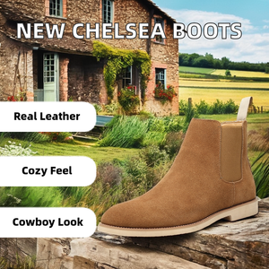 Nueva llegada antideslizante <span class=keywords><strong>Chelsea</strong></span> para Martin Chukka Boot Classic Western Cowboy cuero genuino con plantilla de PU para Otoño Invierno - Product Image 2