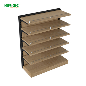 Heavy Duty Metal Gondola Shelf Pegboard Retail Display <b>Rack</b> Adjustable Freestanding Supermarket Store Shelving - Product Image 6