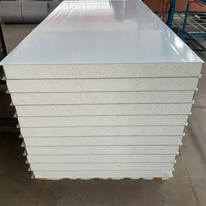 Prefabricated Polyurethane PU Foam Sandwich Panel with Insulated Metal Coating
